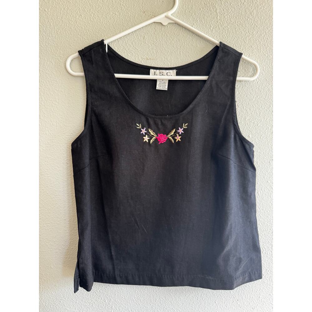 I.S.C. Vintage Linen Tank Top Size S